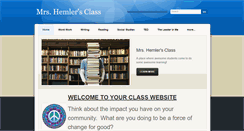 Desktop Screenshot of mrshemlersclass.com